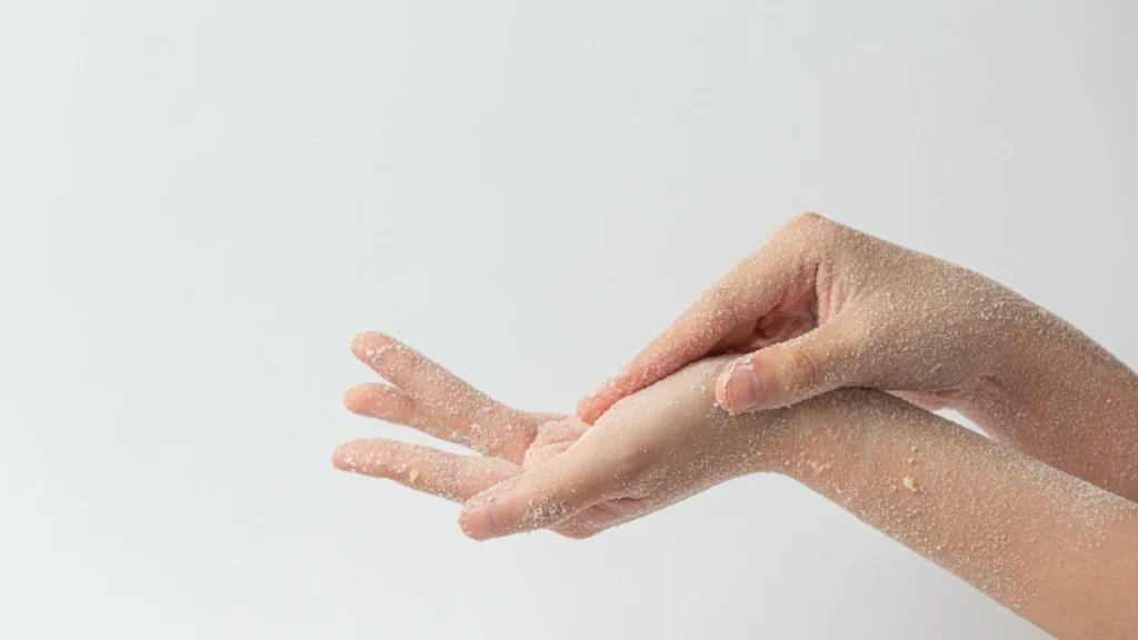White Dust on the Skin