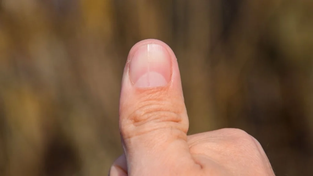 Half and Half Nails