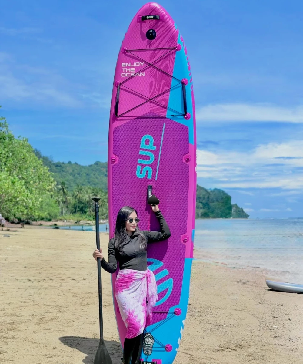 Zip Up Top and Pink Sarong