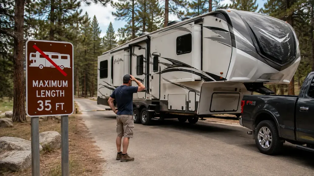 A 42 Foot Fifth Wheel Could Not Go Everywhere