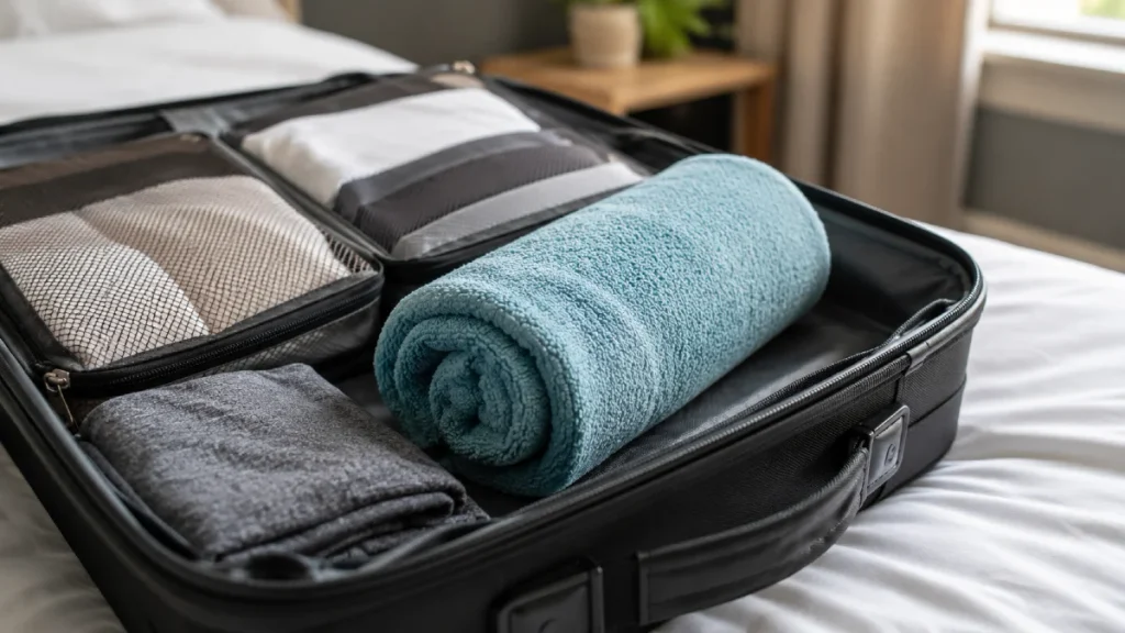 Bring a Compact Travel Towel Only When You Need One