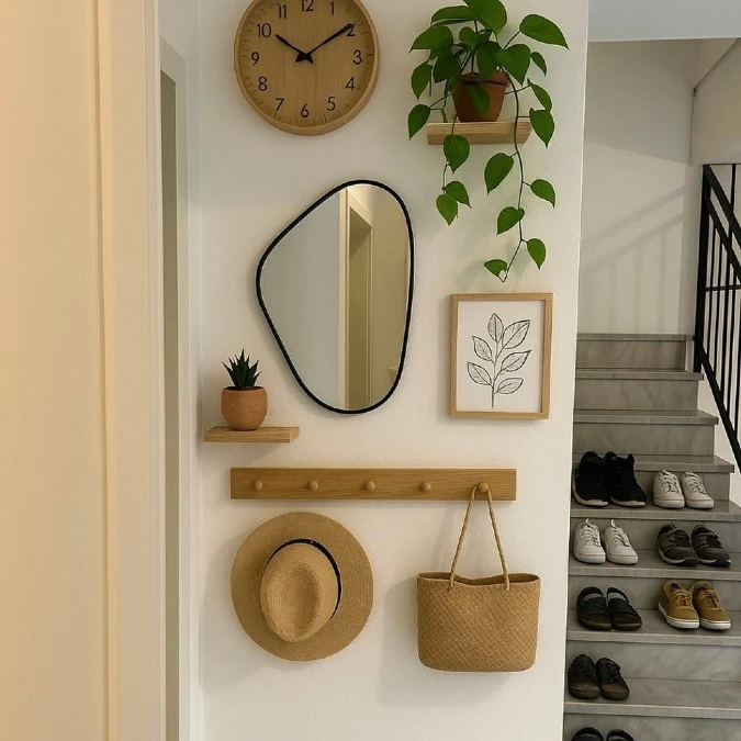 Organic Wood And Woven Entryway Gallery