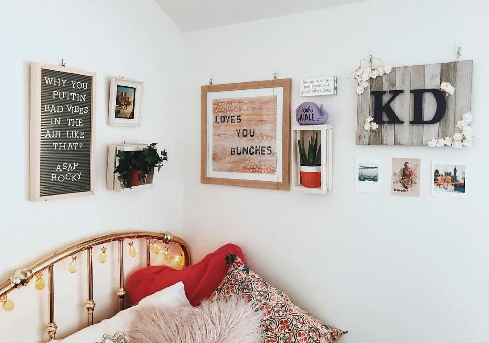 Visible Hardware Dorm Room Gallery Wall