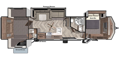 Forest River Salem Grand Villa 42QBQ 