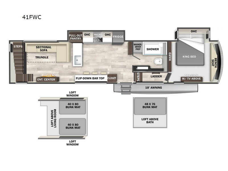 Forest River Cedar Creek Cottage 41FWC 