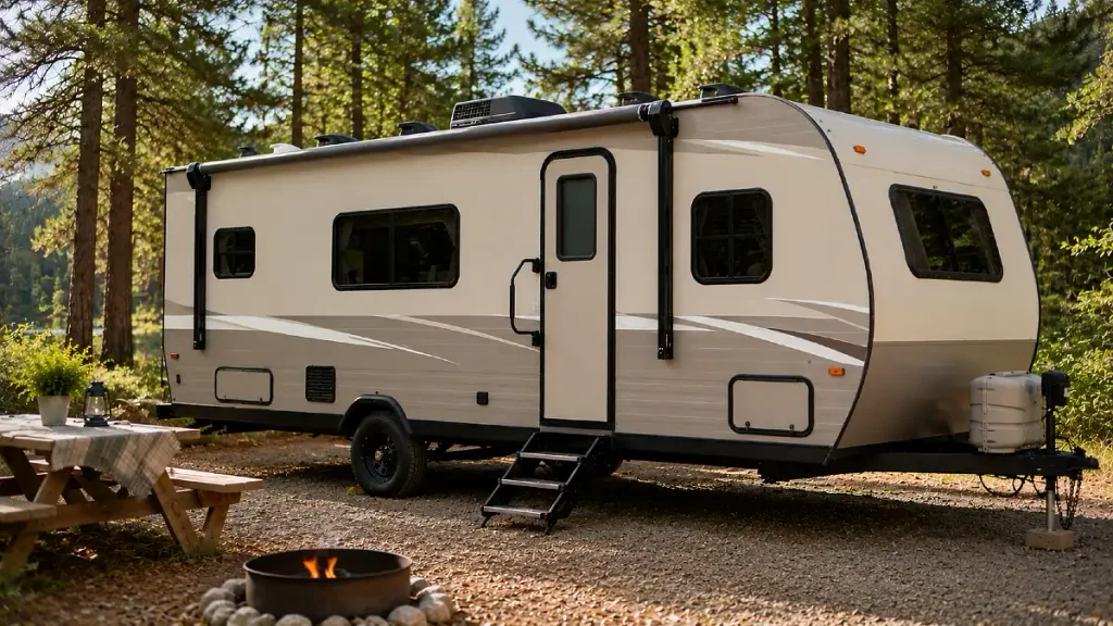 Soft Taupe Can Rescue an Old Beige RV