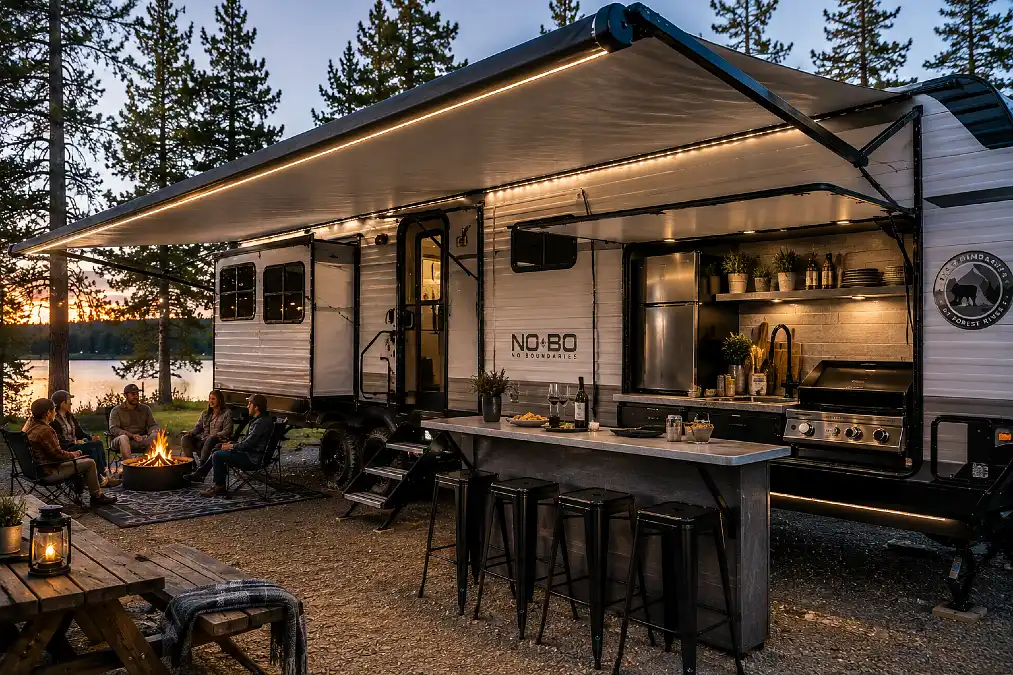  No Boundaries NB20.9 Puts the Outdoor Kitchen Under a 21 Foot Awning
