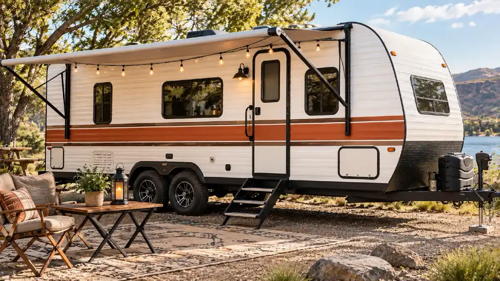 One Terracotta Stripe Can Warm Up a Plain White Trailer